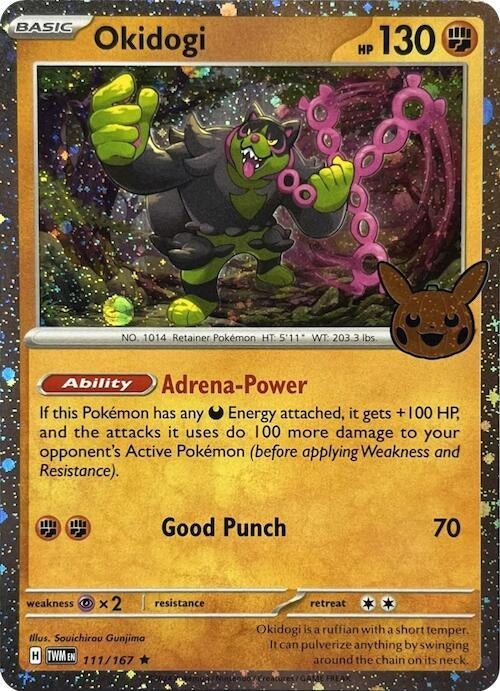 Image for Okidogi (Cosmos Holo) (111/167) [Trick or Trade BOOster Bundle 2024]