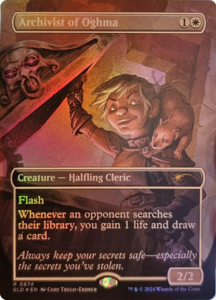 Image for Archivist of Oghma (Rainbow Foil) (874) [Secret Lair Drop Series]