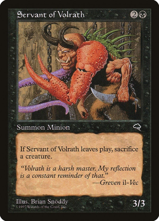 Image for Servant of Volrath (156) [Tempest]