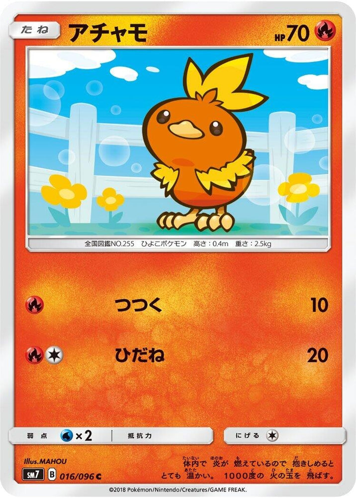 Image for Torchic (016/096) (SM7) - Pokemon Japan