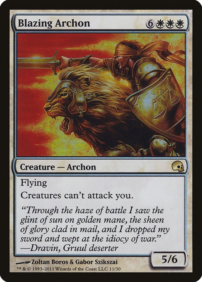 Image for Blazing Archon (11) [Premium Deck Series: Graveborn]
