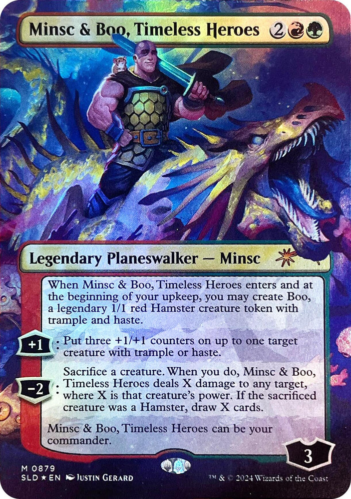 Image for Minsc & Boo, Timeless Heroes (Rainbow Foil) (879) [Secret Lair Drop Series]