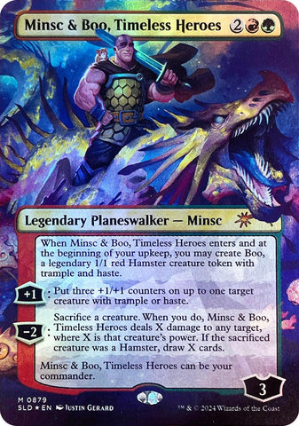 Image for Minsc & Boo, Timeless Heroes (Rainbow Foil) (879) [Secret Lair Drop Series]