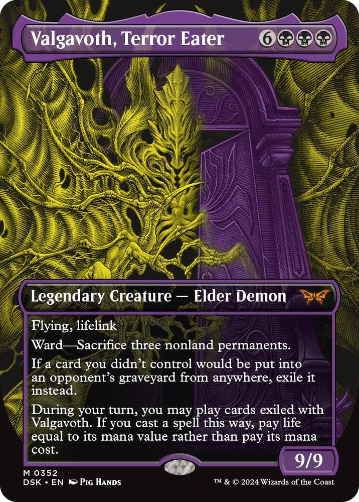 Image for Valgavoth, Terror Eater (Showcase) (352) [Duskmourn: House of Horror]
