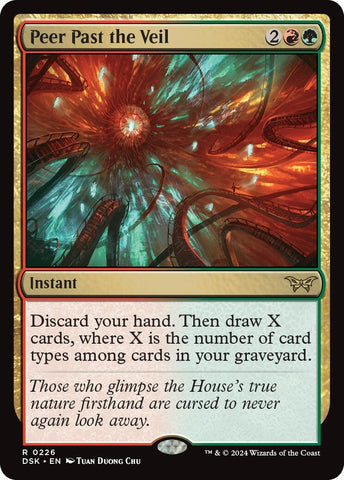 Image for Peer Past the Veil (226) [Duskmourn: House of Horror]