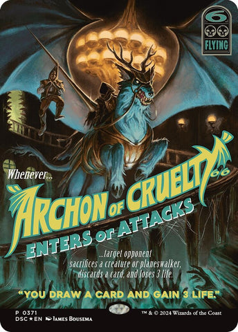 Image for Archon of Cruelty (Showcase) (371) [Commander: Duskmourn: House of Horror]