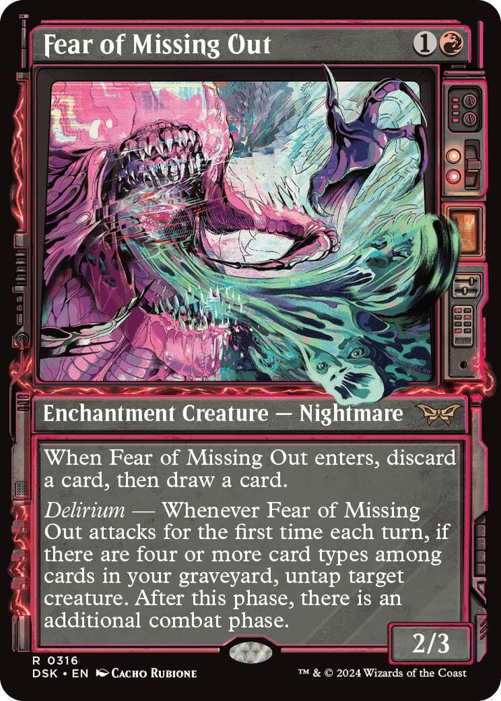 Image for Fear of Missing Out (Showcase) (316) [Duskmourn: House of Horror]