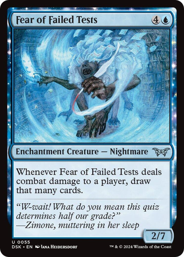 Image for Fear of Failed Tests (55) [Duskmourn: House of Horror]