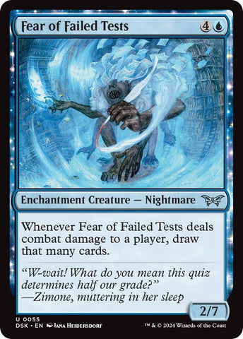 Image for Fear of Failed Tests (55) [Duskmourn: House of Horror]