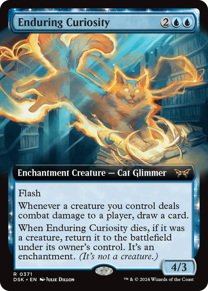 Image for Enduring Curiosity (Extended Art) (371) [Duskmourn: House of Horror]
