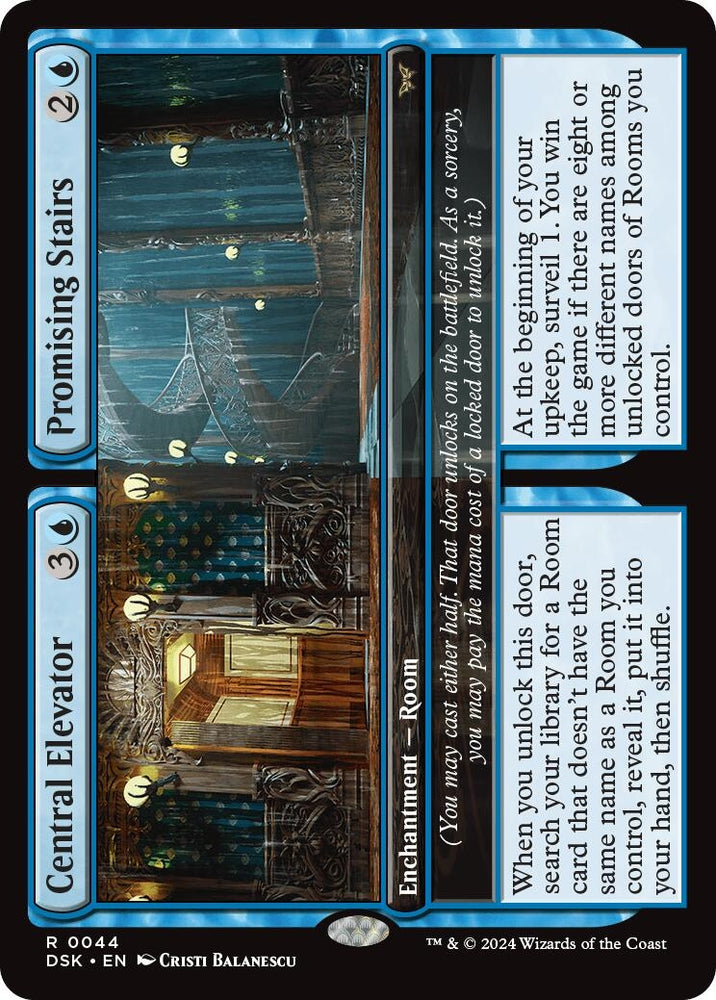 Image for Central Elevator // Promising Stairs (44) [Duskmourn: House of Horror]
