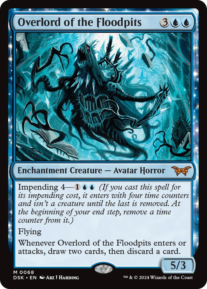 Image for Overlord of the Floodpits (68) [Duskmourn: House of Horror]