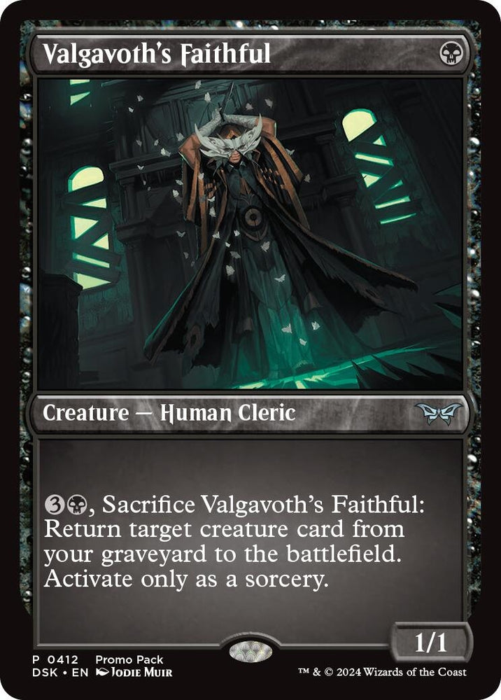 Image for Valgavoth's Faithful (412) [Promo Pack: Duskmourn: House of Horror]