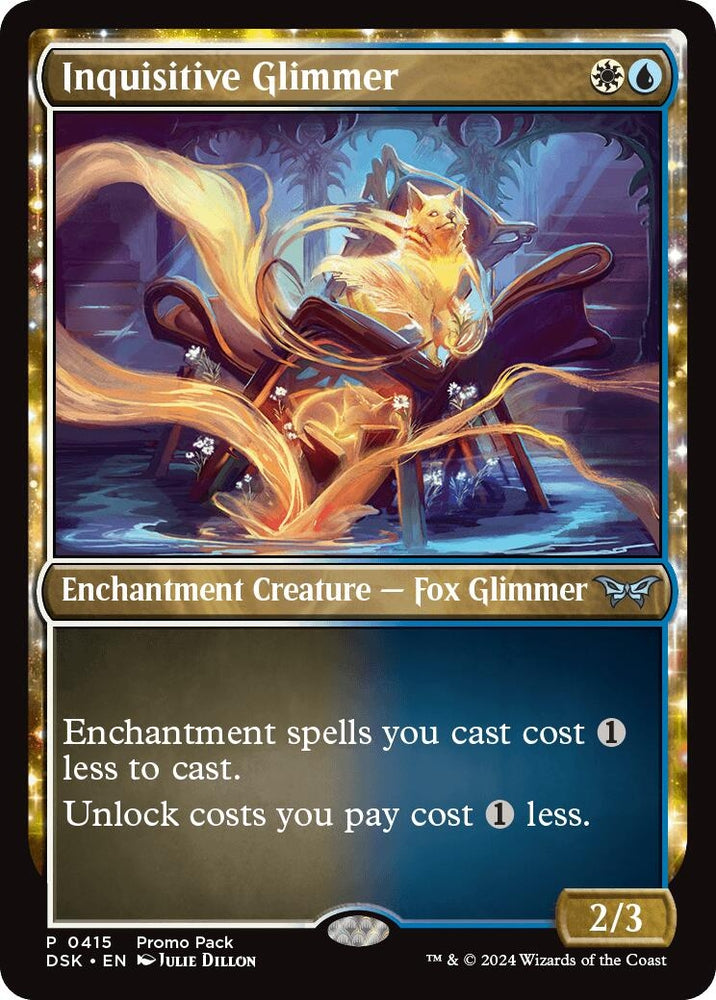 Image for Inquisitive Glimmer (415) [Promo Pack: Duskmourn: House of Horror]