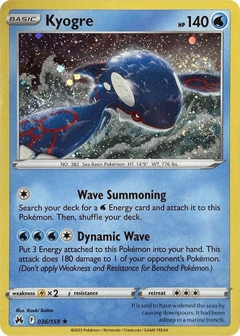 Kyogre - 036/159 (Pixel Holo) (036/159) (Miscellaneous Cards & Products)
