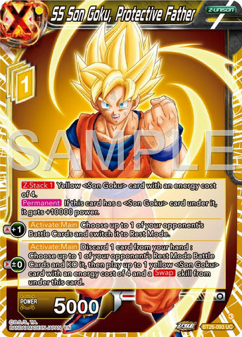 SS Son Goku, Protective Father (BT26-093) [Ultimate Advent]