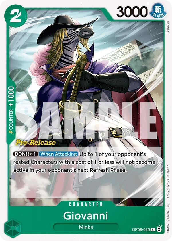 Image for Giovanni (OP08-026) - One Piece Card Game