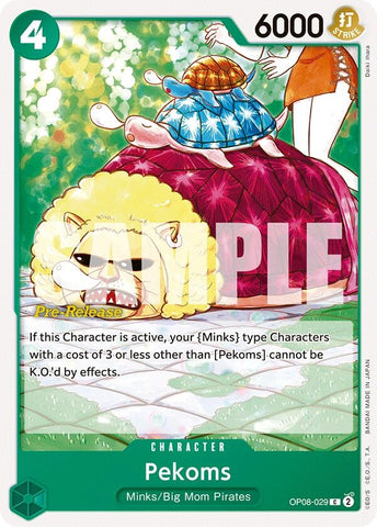 Image for Pekoms (OP08-029) - One Piece Card Game