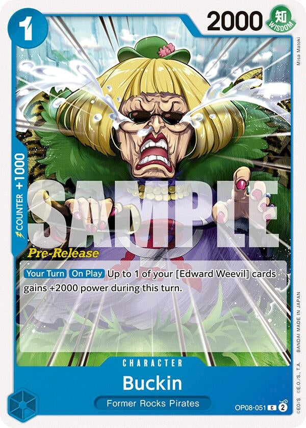 Image for Buckin (OP08-051) - One Piece Card Game