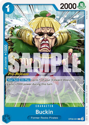 Image for Buckin (OP08-051) - One Piece Card Game