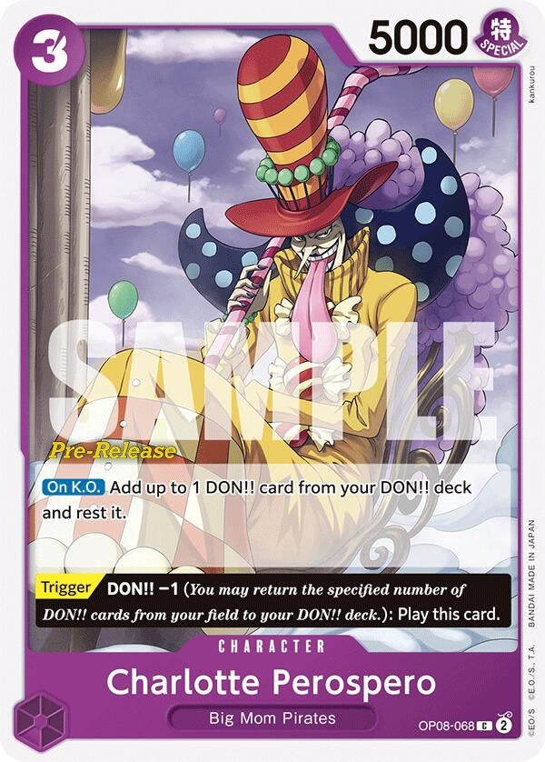 Image for Charlotte Perospero (OP08-068) - One Piece Card Game