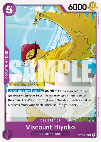 Image for Viscount Hiyoko (OP08-073) - One Piece Card Game