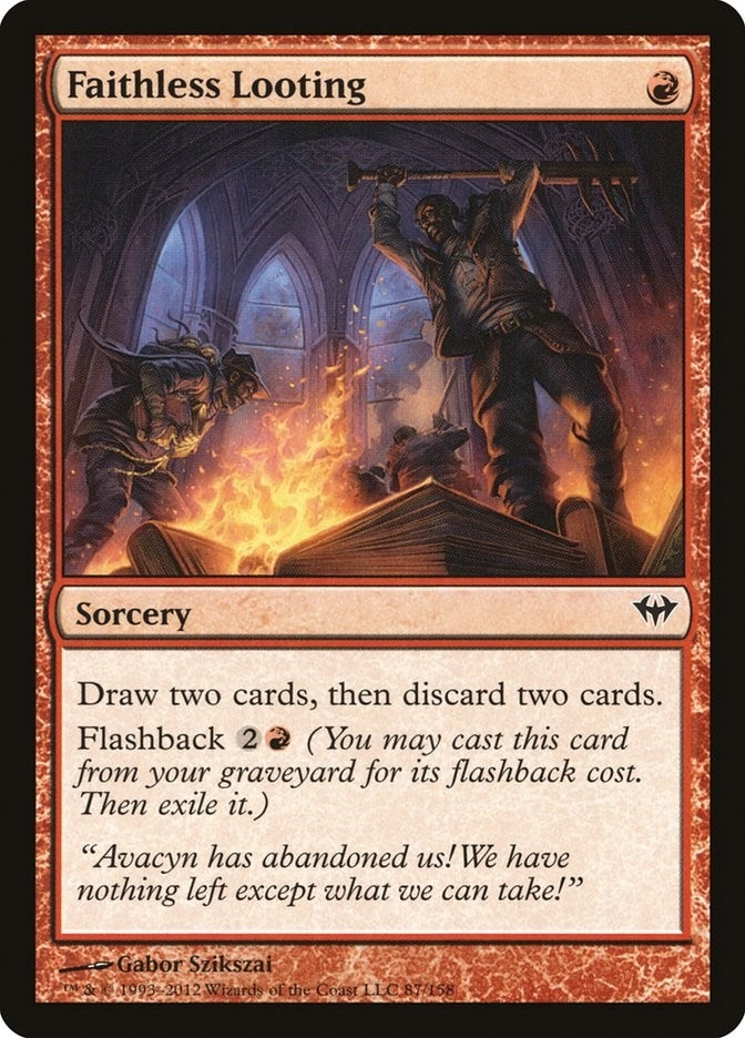 Image for Faithless Looting (87) [Dark Ascension]