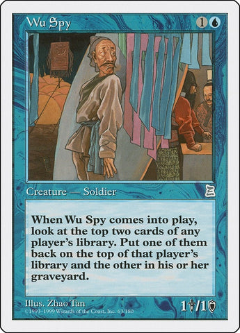 Image for Wu Spy (63) - Magic: The Gathering