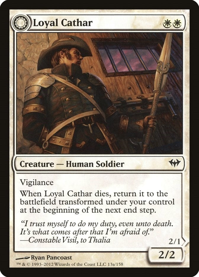 Image for Loyal Cathar (13) [Dark Ascension]