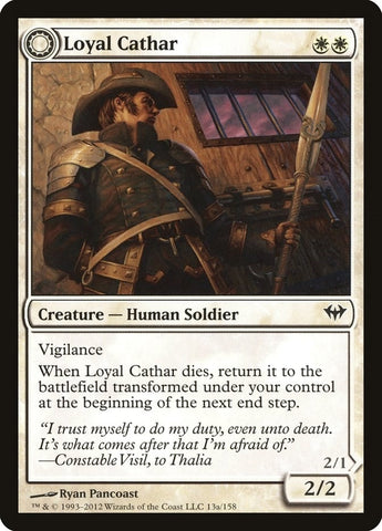 Image for Loyal Cathar (13) [Dark Ascension]