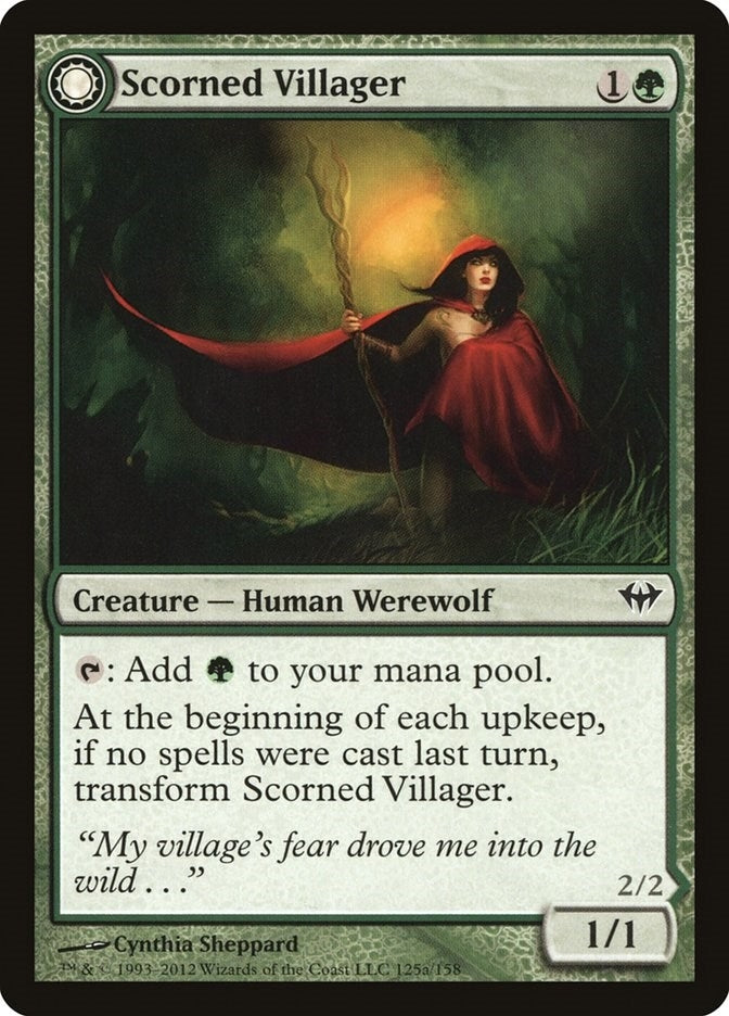 Image for Scorned Villager (125) [Dark Ascension]