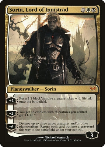 Image for Sorin, Lord of Innistrad (142) [Dark Ascension]