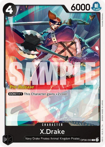 Image for X.Drake (OP08-093) - One Piece Card Game