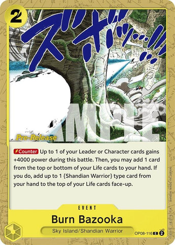 Image for Burn Bazooka (OP08-116) - One Piece Card Game