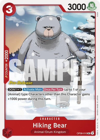 Image for Hiking Bear (OP08-010) - One Piece Card Game