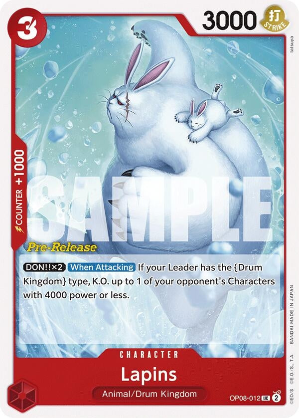 Image for Lapins (OP08-012) - One Piece Card Game