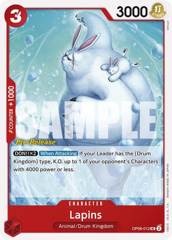 Image for Lapins (OP08-012) - One Piece Card Game