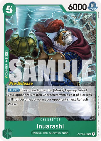 Image for Inuarashi (OP08-022) - One Piece Card Game