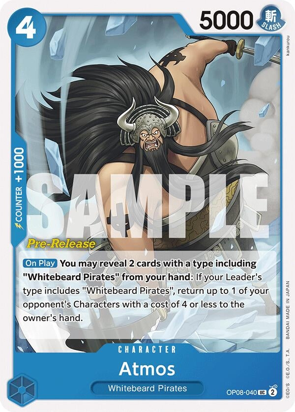 Image for Atmos (OP08-040) - One Piece Card Game