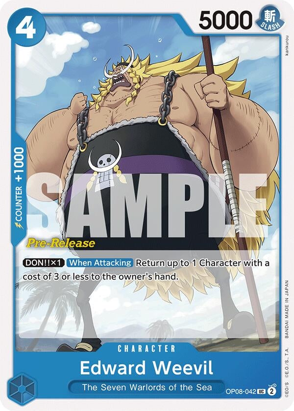 Image for Edward Weevil (OP08-042) - One Piece Card Game