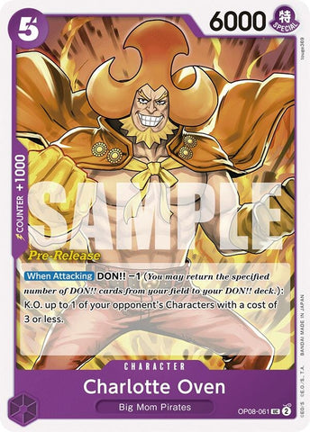 Image for Charlotte Oven (OP08-061) - One Piece Card Game