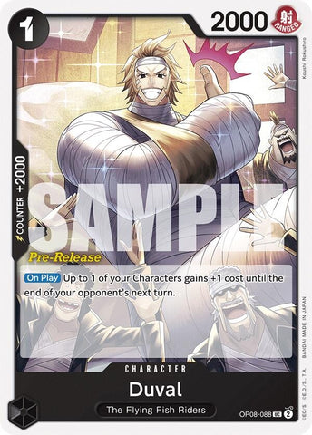 Image for Duval (OP08-088) - One Piece Card Game