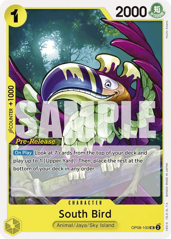 Image for South Bird (OP08-100) - One Piece Card Game