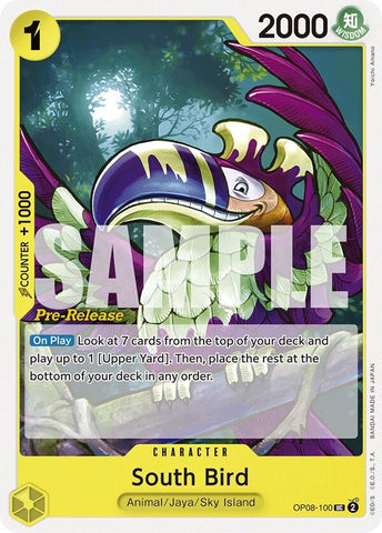 Image for South Bird (OP08-100) - One Piece Card Game