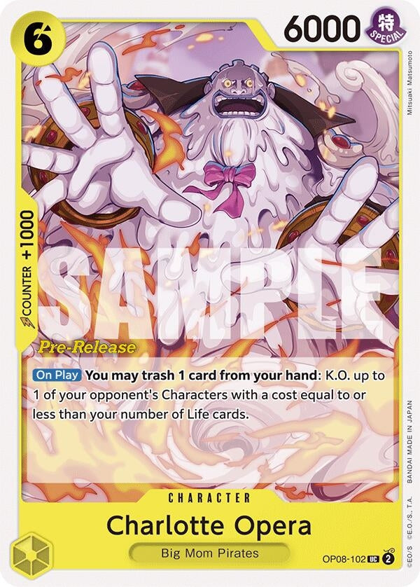 Image for Charlotte Opera (OP08-102) - One Piece Card Game
