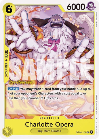 Image for Charlotte Opera (OP08-102) - One Piece Card Game