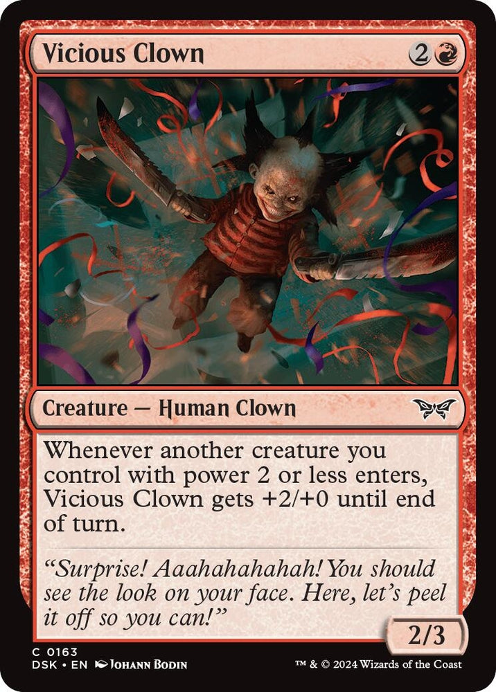 Image for Vicious Clown (163) [Duskmourn: House of Horror]