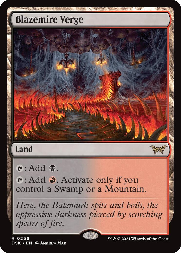 Image for Blazemire Verge (256) [Duskmourn: House of Horror]