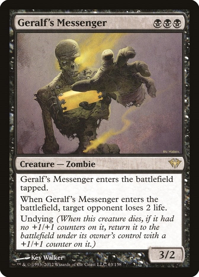 Image for Geralf's Messenger (63) [Dark Ascension]