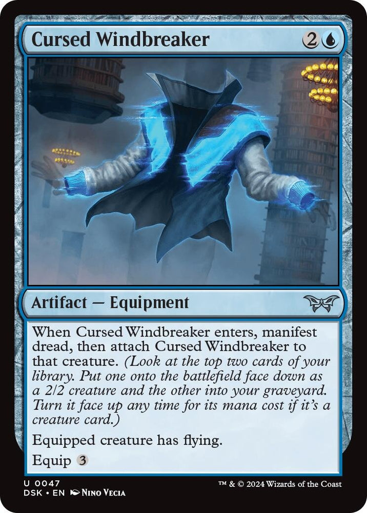 Image for Cursed Windbreaker (47) [Duskmourn: House of Horror]